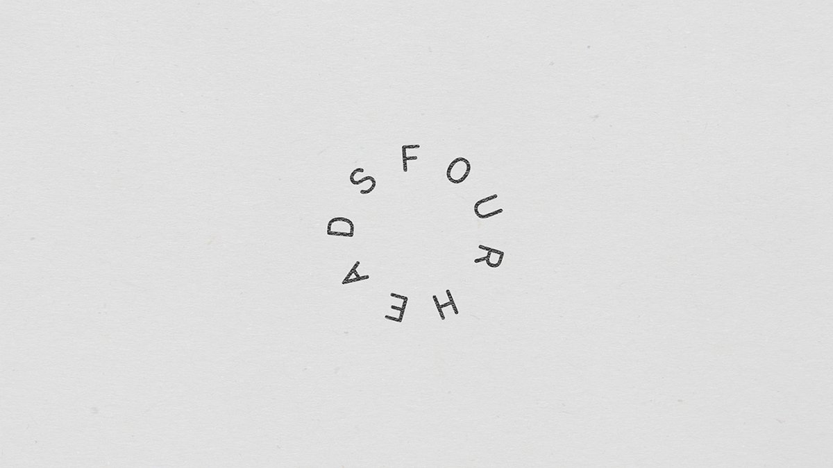 Four Heads在線網(wǎng)絡(luò)平臺VI設(shè)計  標(biāo)志設(shè)計