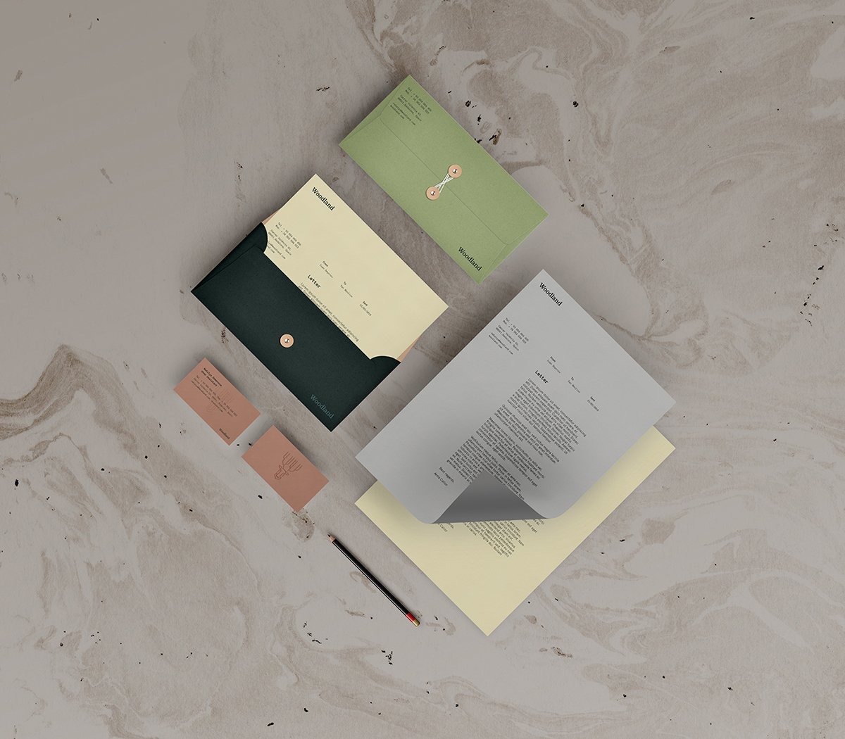 Woodland手工木制品品牌vi設計欣賞，手工木制品品牌，手工木制品品牌vi設計，家具品牌vi設計，家具品牌視覺形象識別設計，深圳vi設計，深圳品牌視覺形象識別設計，左右格局