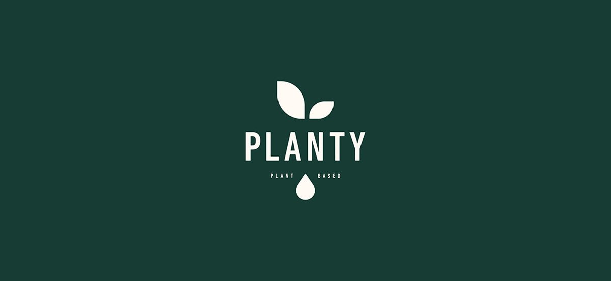 （餐飲）牛奶vi品牌標識—— PLANTY 簡約現代包裝vi設計案例，vi設計，包裝vi設計，（餐飲）牛奶品牌vi設計，品牌包裝vi設計，品牌vi設計，vi品牌策劃，深圳vi設計，左右格局