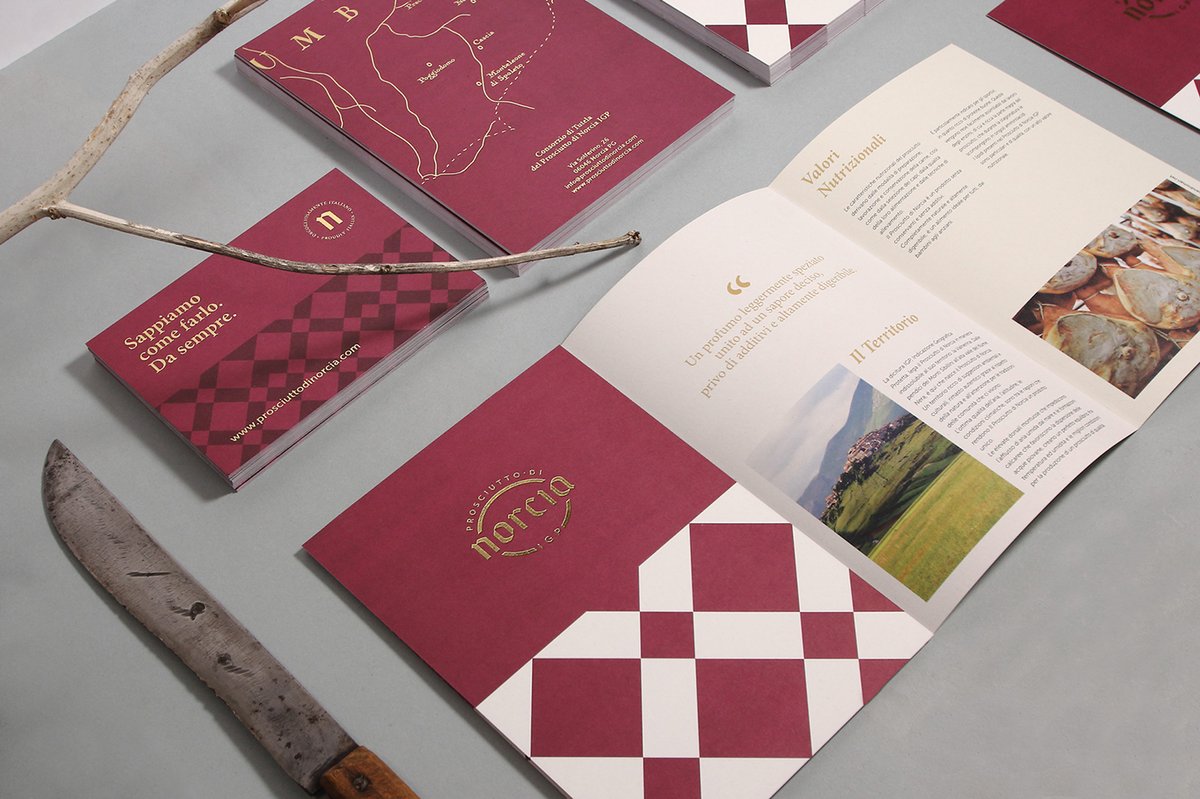 （食品）Norcia 火腿品牌vi設計和logo設計案例，vi設計，食品vi設計，食品品牌vi設計，品牌logo設計，品牌vi設計，vi品牌策劃，深圳vi設計，左右格局