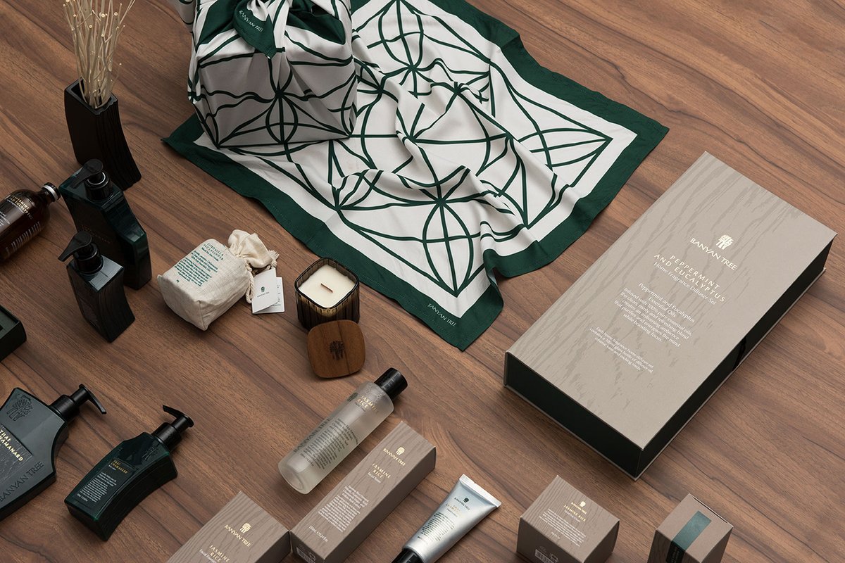 Banyan Tree企業品牌vi設計——護理品品牌視覺形象展示，vi設計，企業形象vi設計，企業品牌vi設計，品牌包裝，品牌視覺形象設計，企業vi設計，深圳品牌策劃，深圳vi設計，左右格局