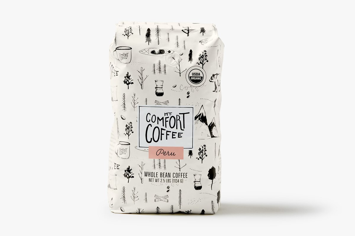 （餐飲）Comfort咖啡品牌vi設計——插圖包裝視覺設計，vi設計，餐飲vi設計，餐飲品牌vi設計，包裝視覺設計，品牌標識vi設計，品牌vi設計，品牌策劃，深圳vi設計，左右格局