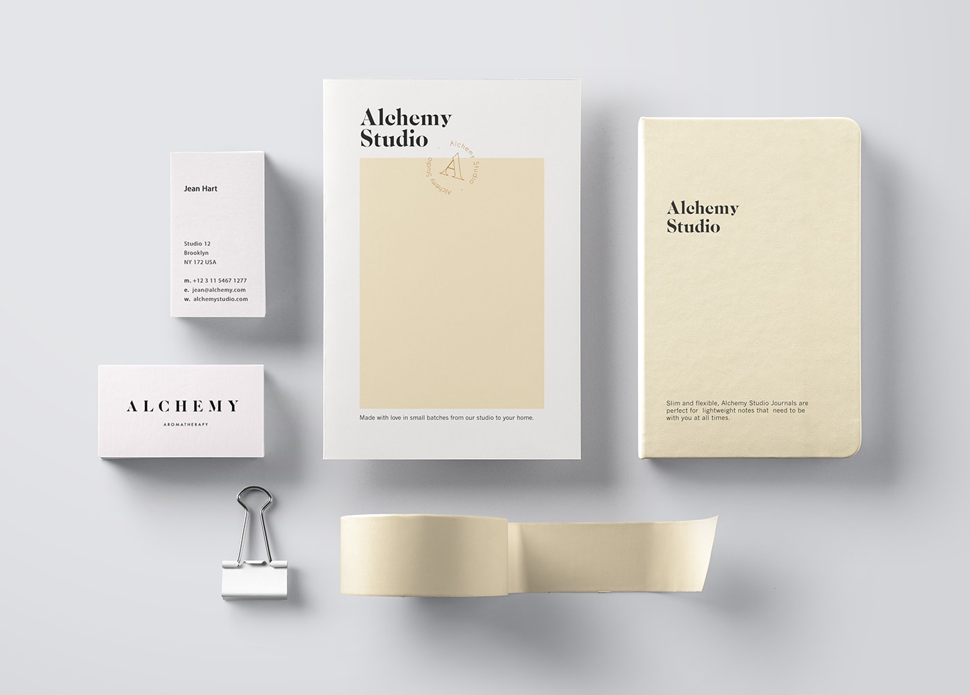 Alchemy美容品牌包裝設(shè)計(jì)和企業(yè)VI設(shè)計(jì)，化妝品VI設(shè)計(jì)，企業(yè)VI設(shè)計(jì)，深圳VI設(shè)計(jì)，左右格局
