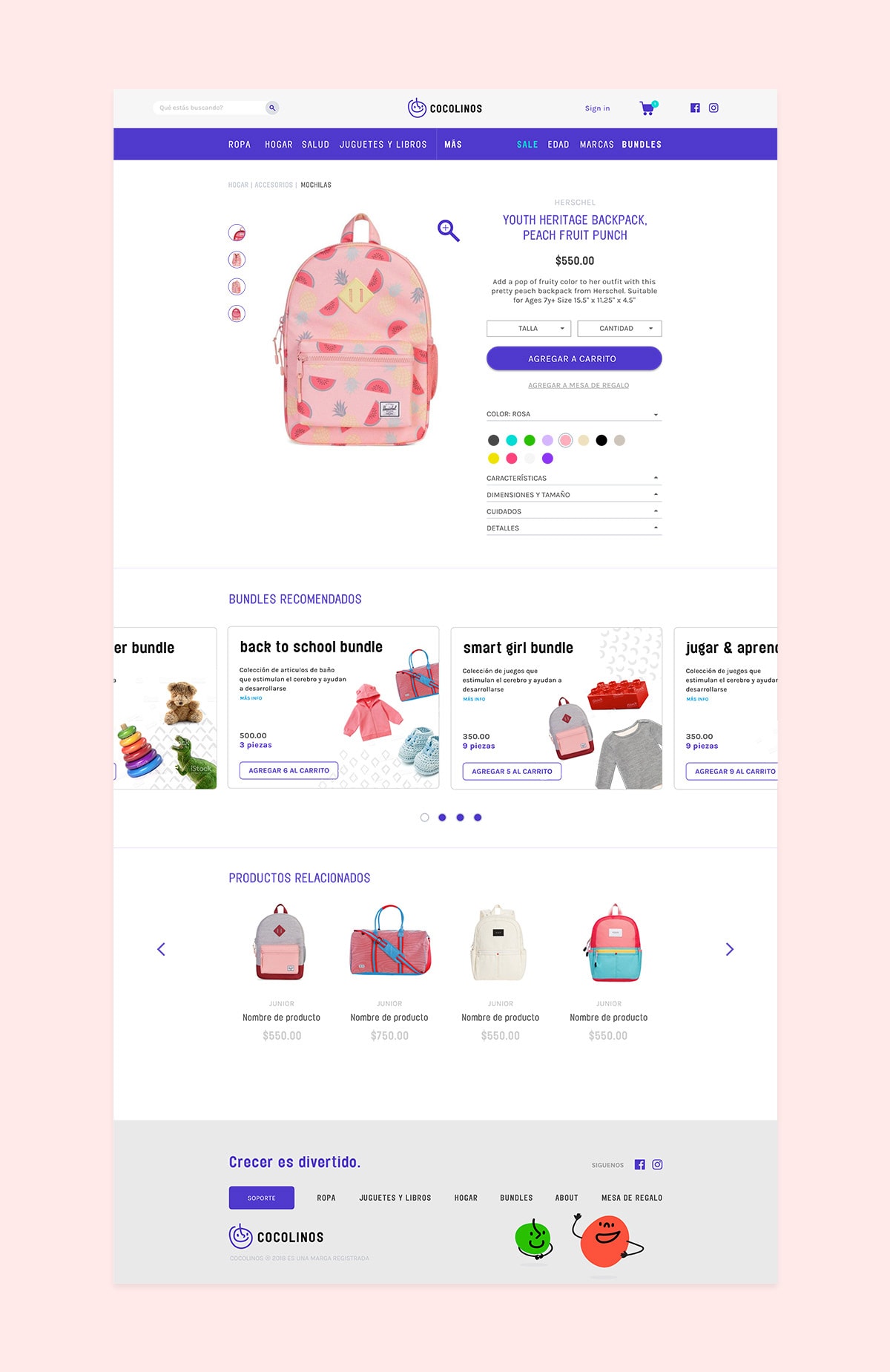 Cocolinos創意嬰兒用品品牌策劃和品牌設計，服飾VI設計，嬰兒品牌設計，深圳品牌策劃，深圳VI設計，左右格局