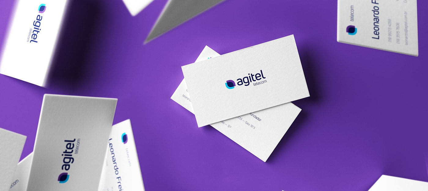 Agitel 通訊IP科技公司品牌VI設計和品牌logo設計，科技企業(yè)VI設計，品牌形象設計，深圳VI設計，左右格局