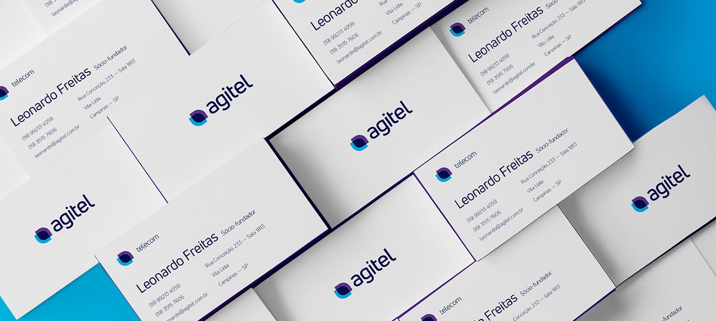 Agitel 通訊IP科技公司品牌VI設計和品牌logo設計，科技企業(yè)VI設計，品牌形象設計，深圳VI設計，左右格局