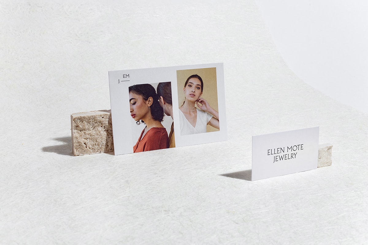 時尚簡約 Ellen Mote 珠寶品牌VI設計和品牌重塑，珠寶品牌VI設計，珠寶網站設計，品牌戰略升級， 深圳VI設計，左右格局