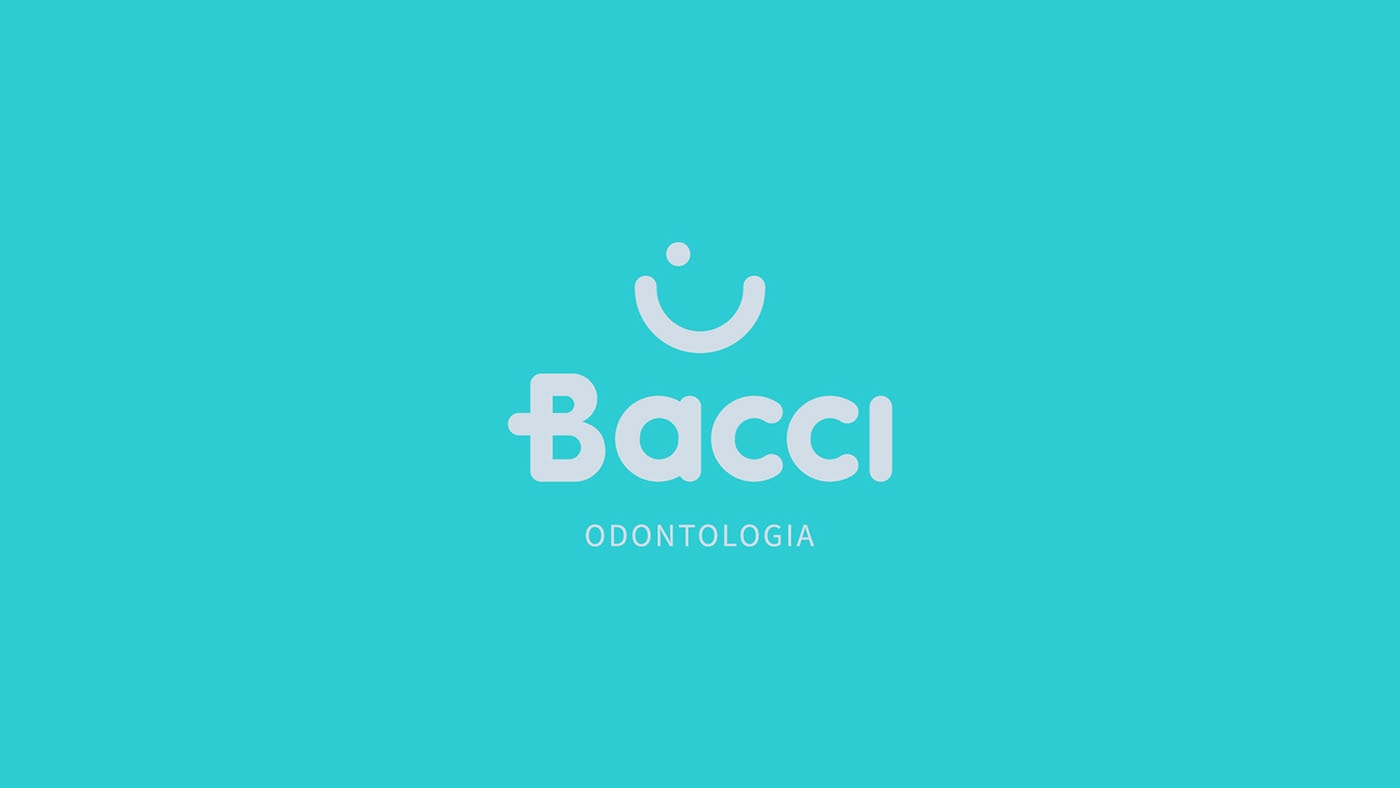Bacci 現代醫療牙科診所品牌VI設計和標識設計，醫療品牌VI設計，品牌標識設計，深圳VI設計，左右格局