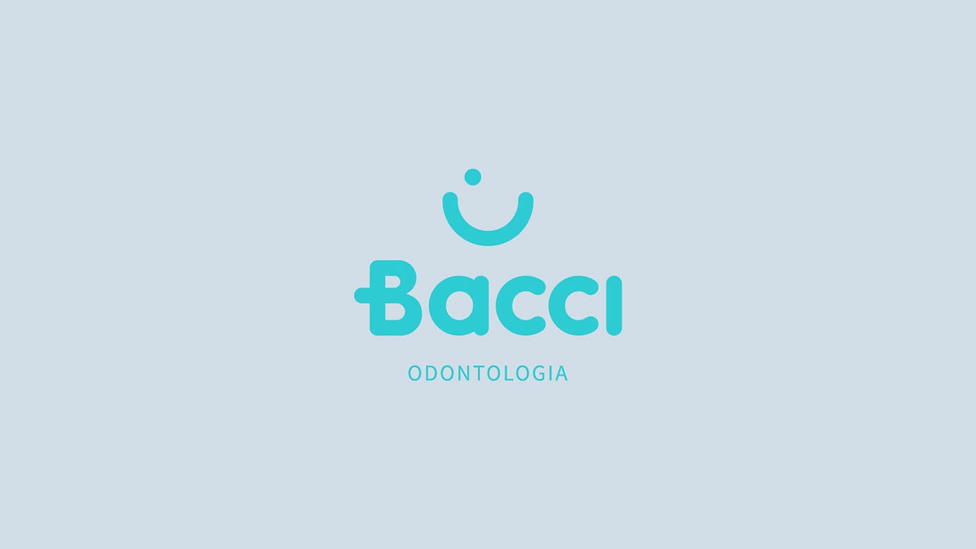 Bacci 現代醫療牙科診所品牌VI設計和標識設計，醫療品牌VI設計，品牌標識設計，深圳VI設計，左右格局